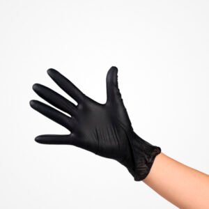 Guantes de Nitrilo Negros JRL - Talla S | Pack 100 Unidades Profesional