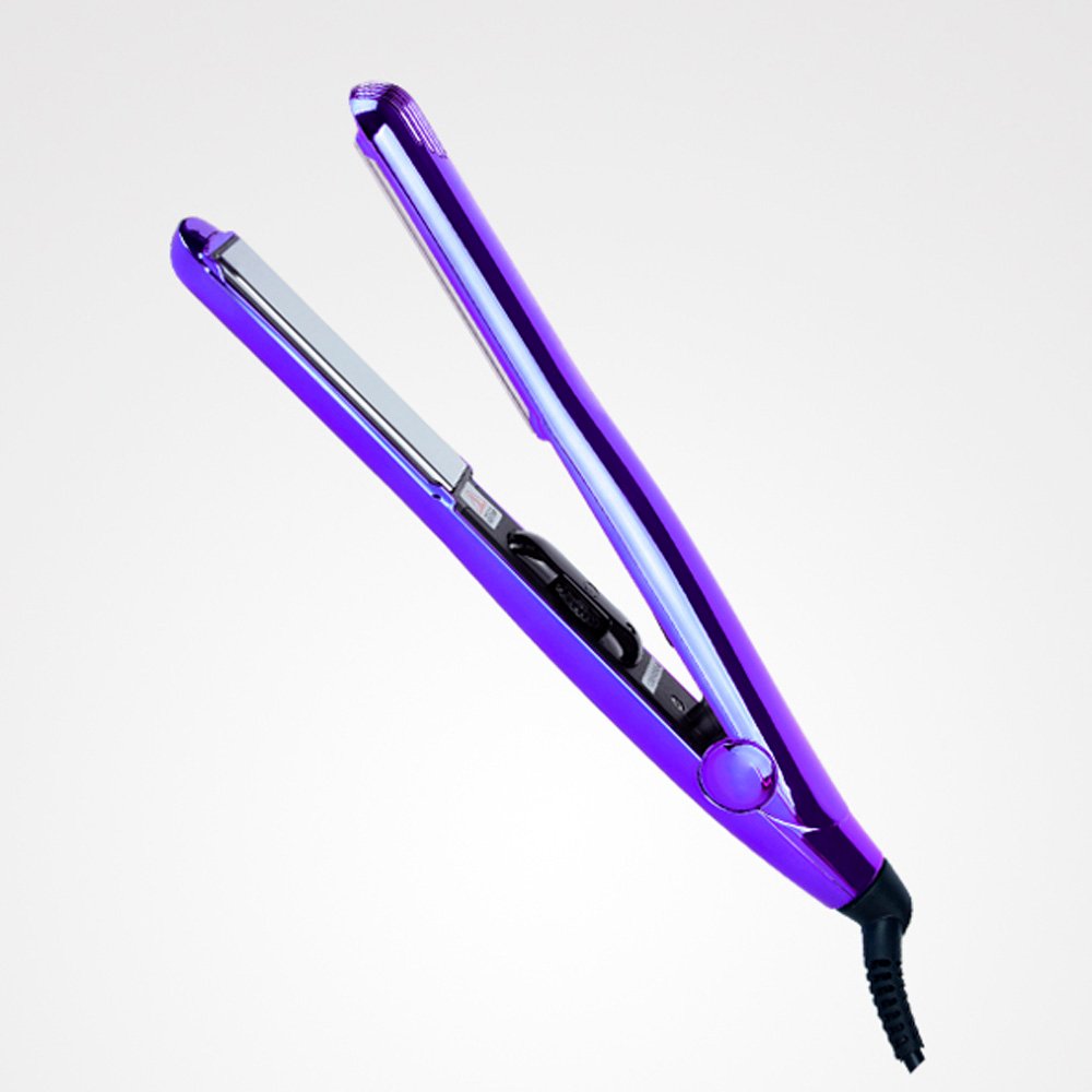 Plancha Profesional Titanium Mirror Violet – Acabado Espejo de Alta Gama