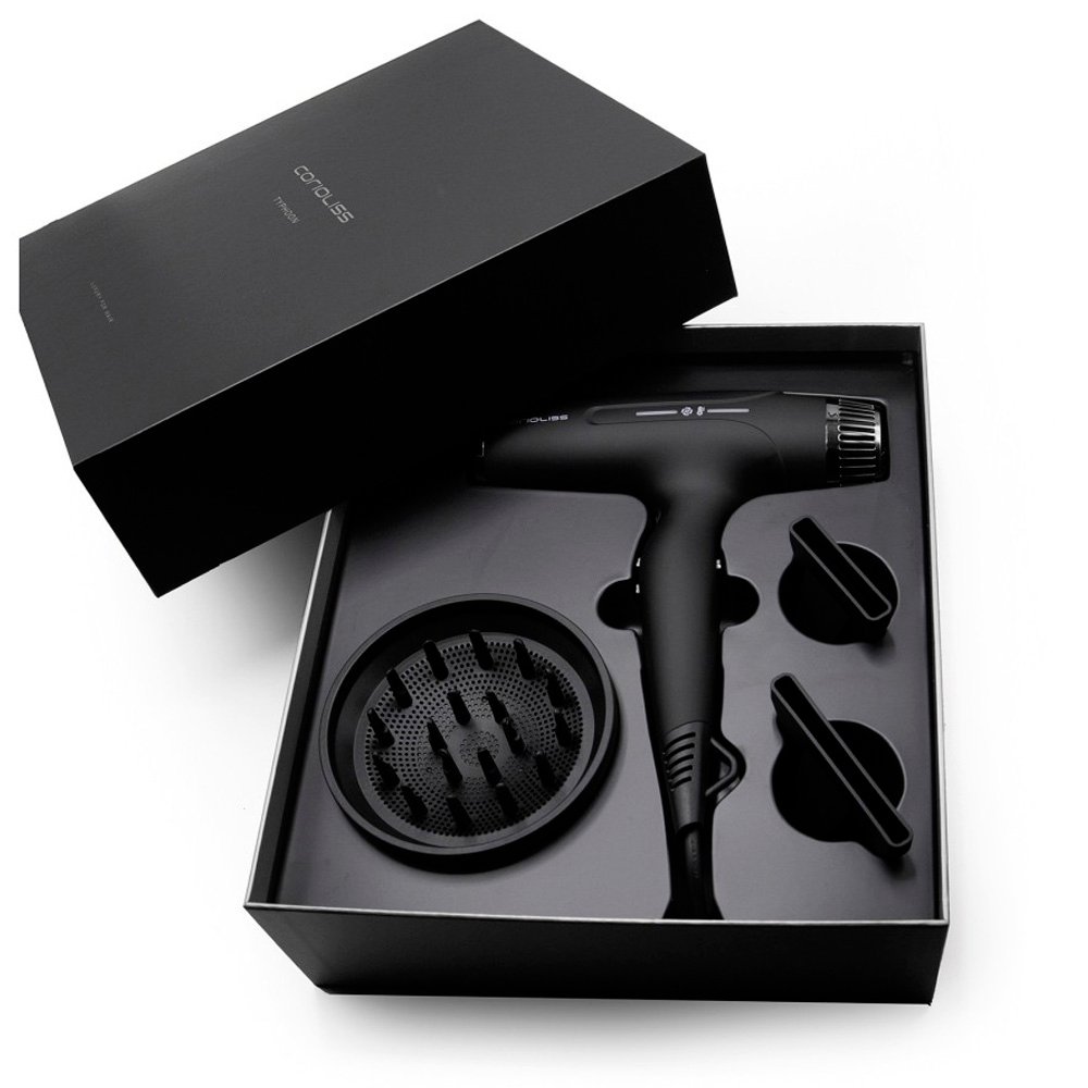 Corioliss Typhoon Black Chrome – Secador Profesional Iónico de Alta Potencia - Imagen 4
