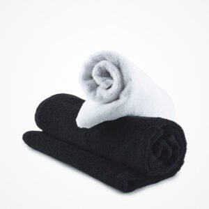 Pack 10 Toallas de Algodón Reciclado Comfort Black (90x50cm)